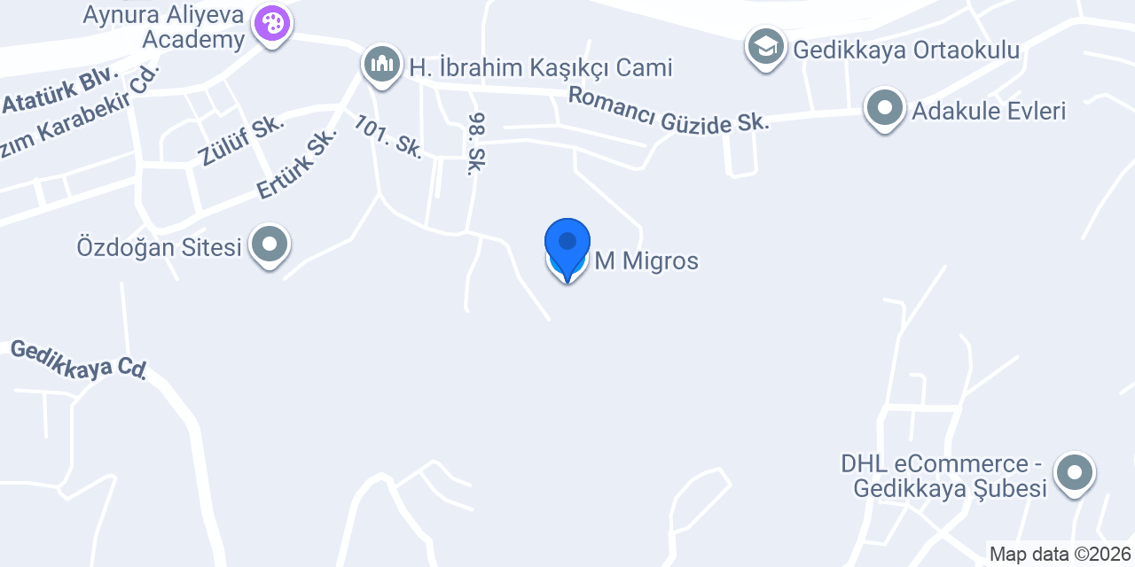 M Migros konumu