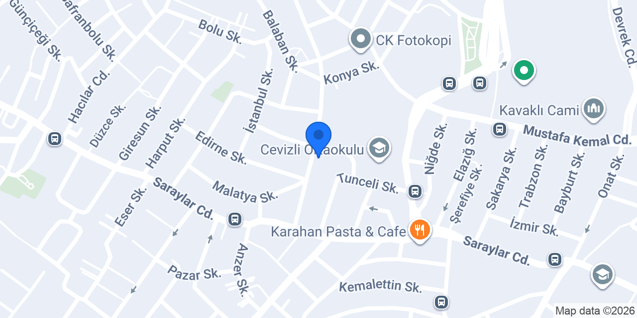 Uzman Yapı TESİSAT konumu