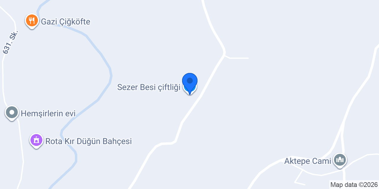 Sezer Besi çiftliği konumu