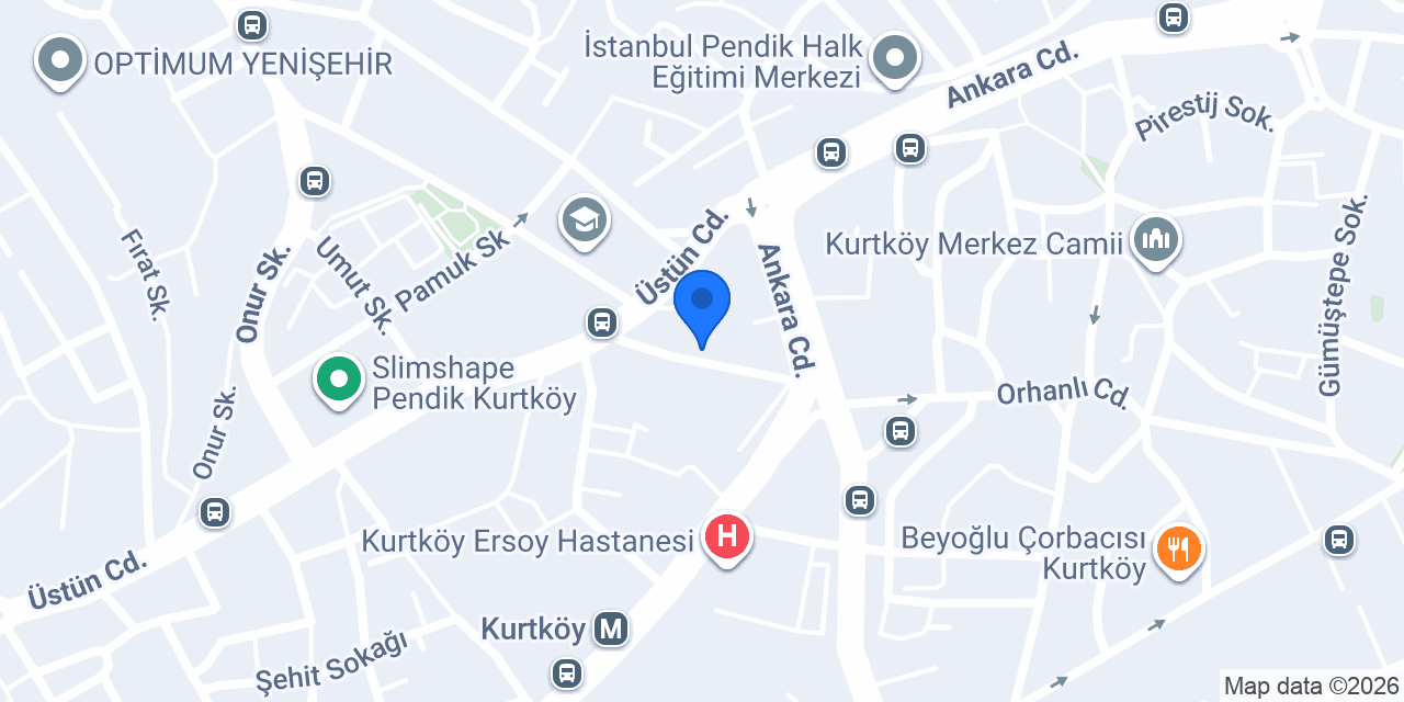 Prive Spa & Masaj Salonu Pendik konumu