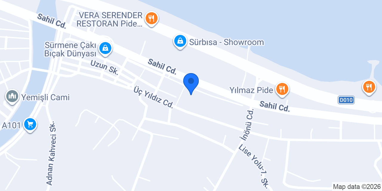 SÜRMENE BIÇAKCI ALİ USTA konumu