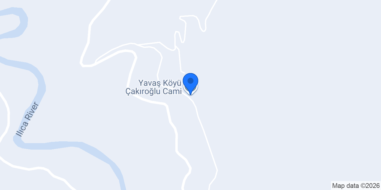Yavaş Köyü Çakıroğlu Cami konumu