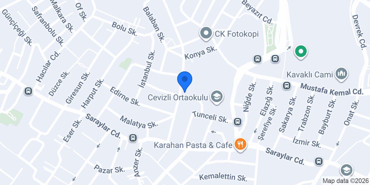 Cevizli Börek&Pide konumu