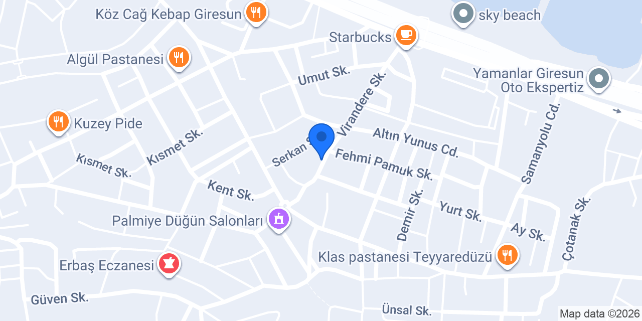 Zümral çeyiz terzi konumu