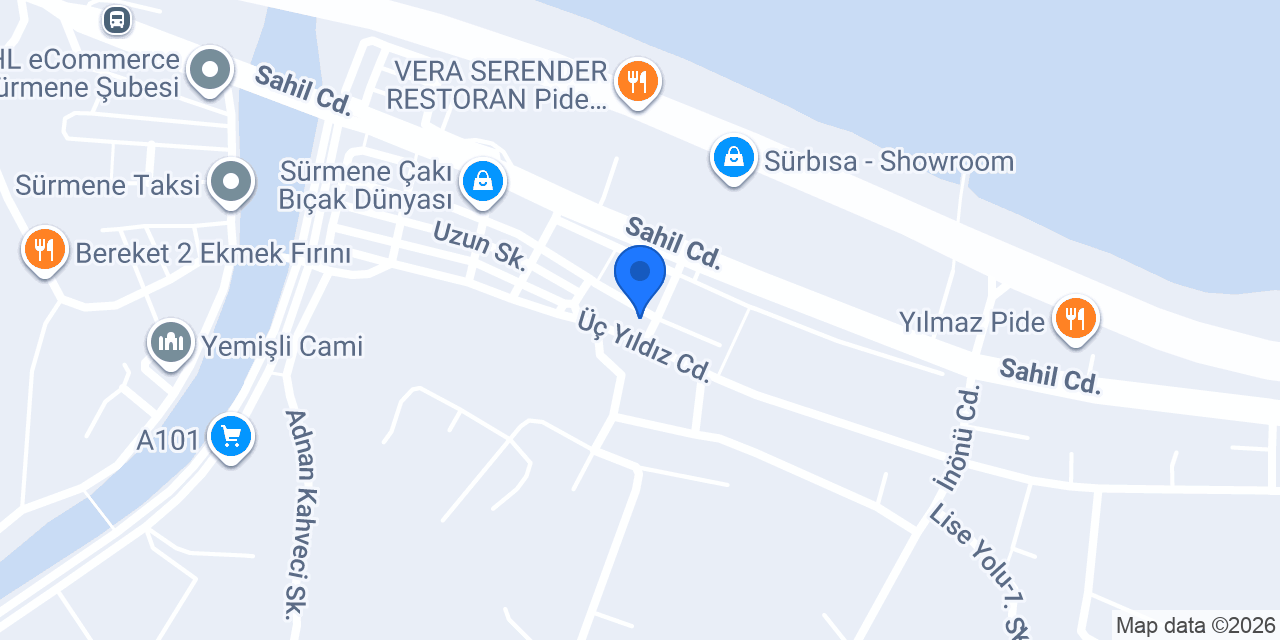 Vira Sürmene Bıçakçılık konumu