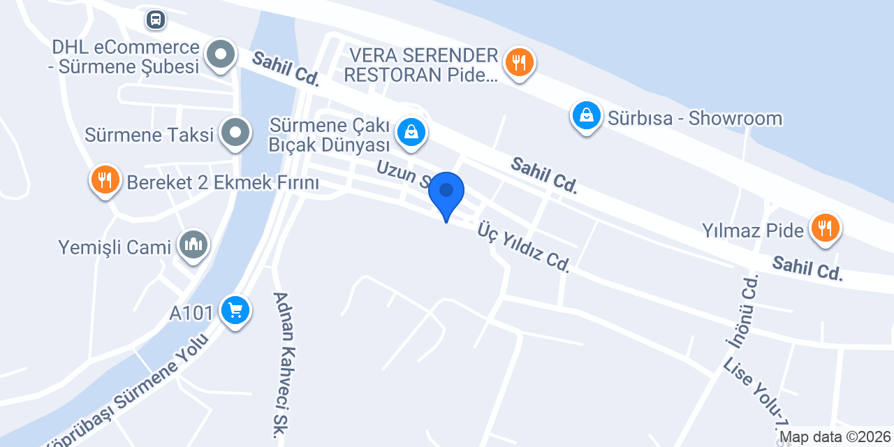 Sürmene Pide konumu