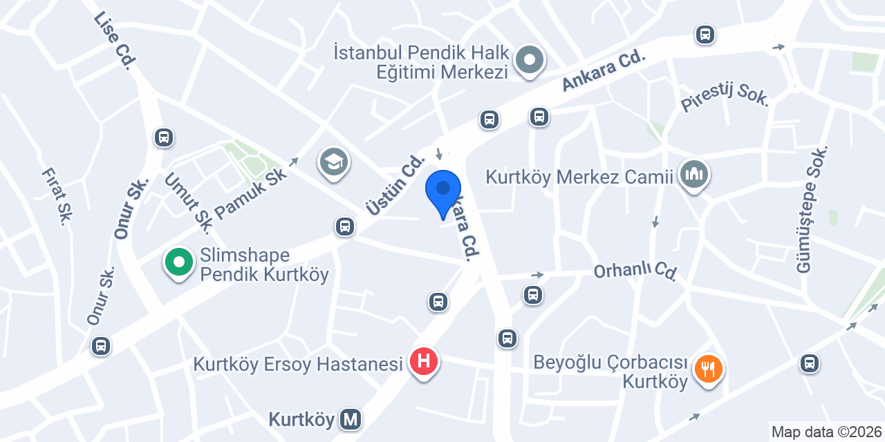 KURTKÖY FİNAL KURS konumu