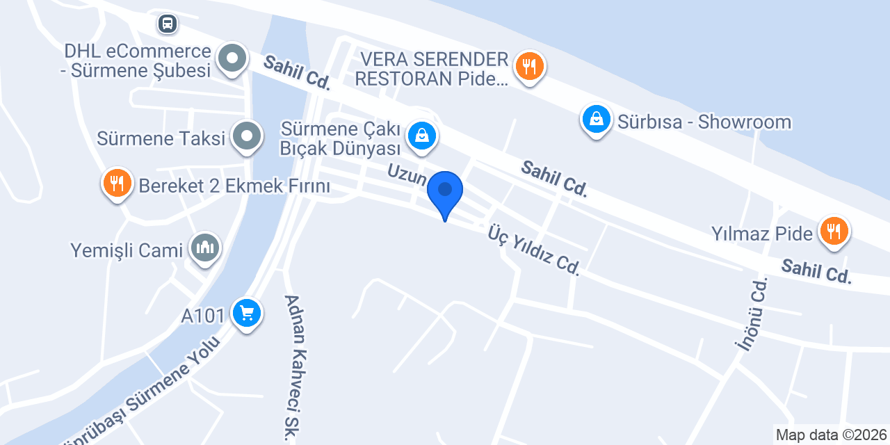 Binbir Çeşit Mağazası konumu