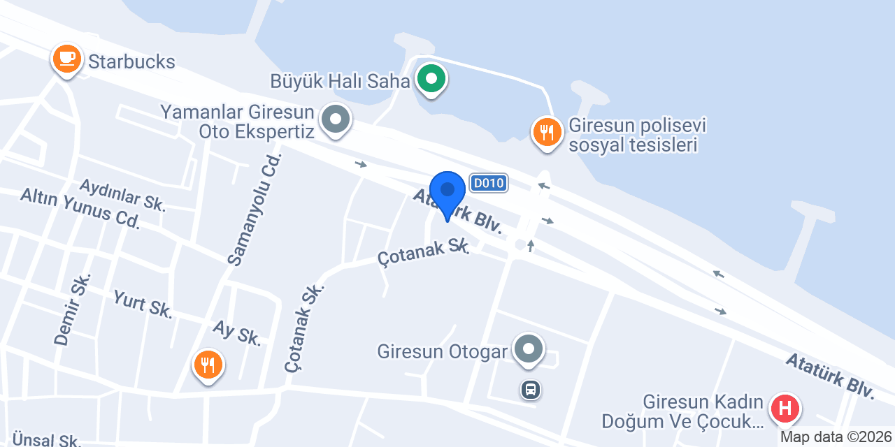 GİRESUN LAVAŞ DİYARI konumu