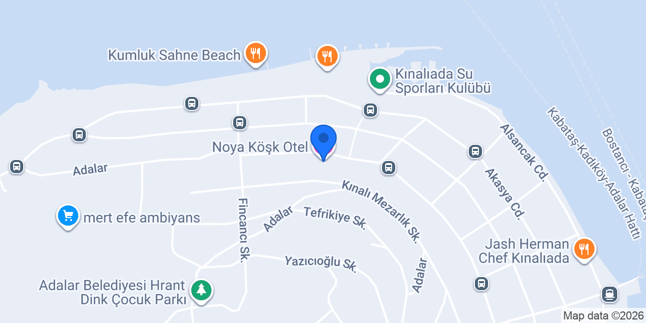 Noya Köşk Otel konumu