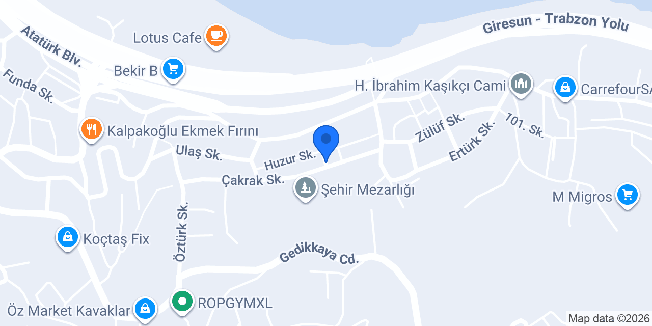 Yılmaz Parke konumu