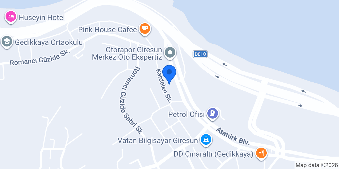 Karakılıç Otomotiv konumu