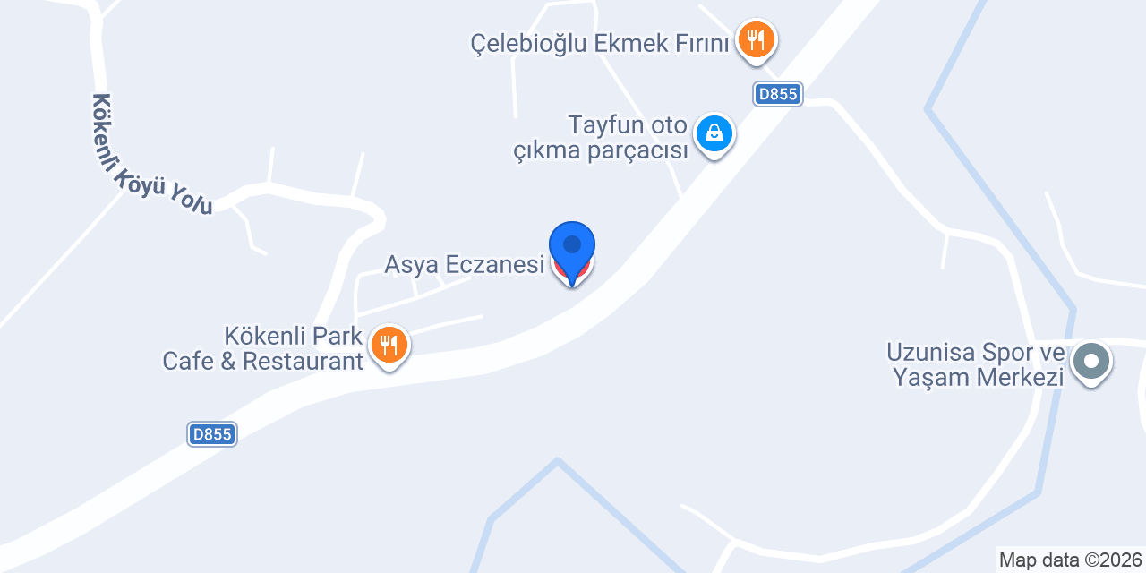 Asya Eczanesi konumu