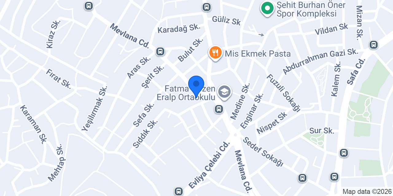 Öz inci et konumu