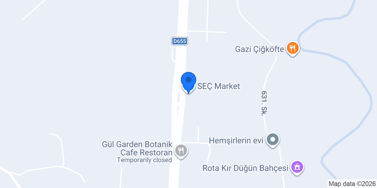 SEÇ Market konumu