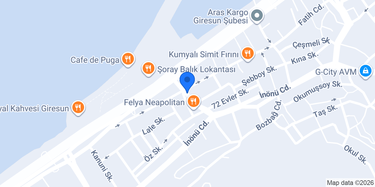 Damcılar Mobilya konumu