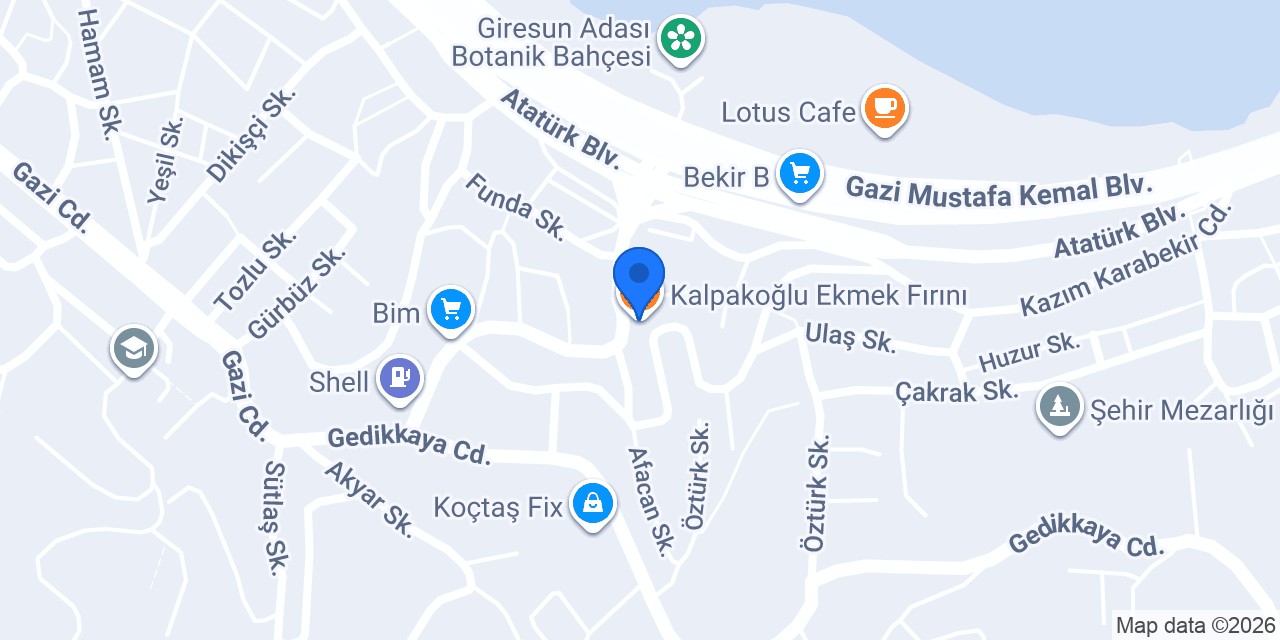 K Y Özel Servis konumu