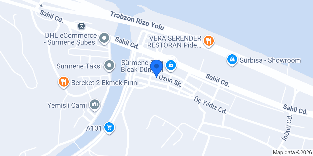 Katık Döner Sürmene konumu