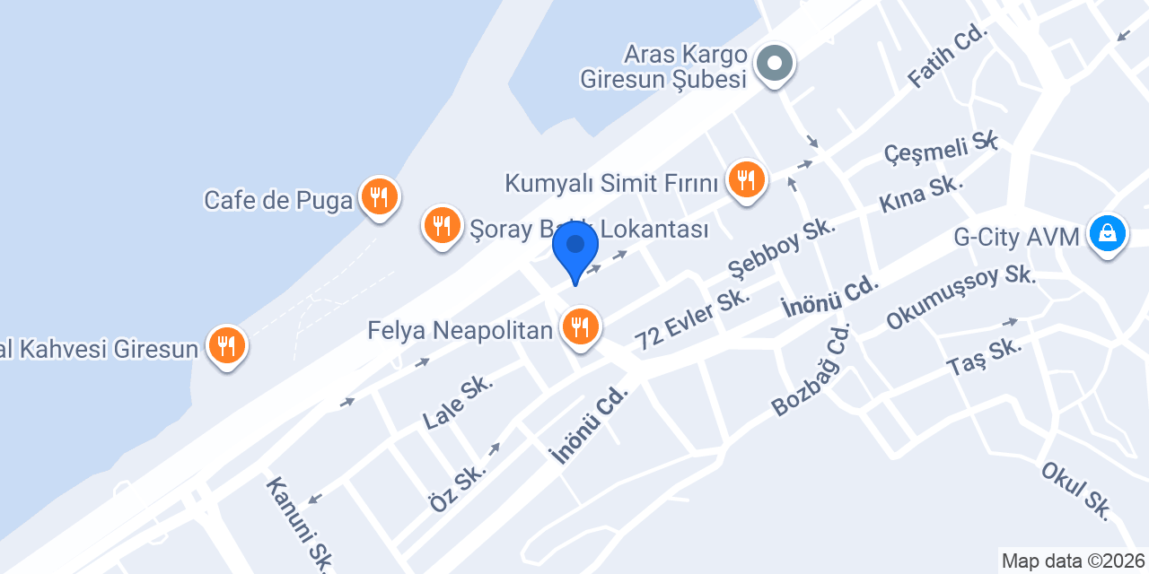 Krc Rent a Car konumu