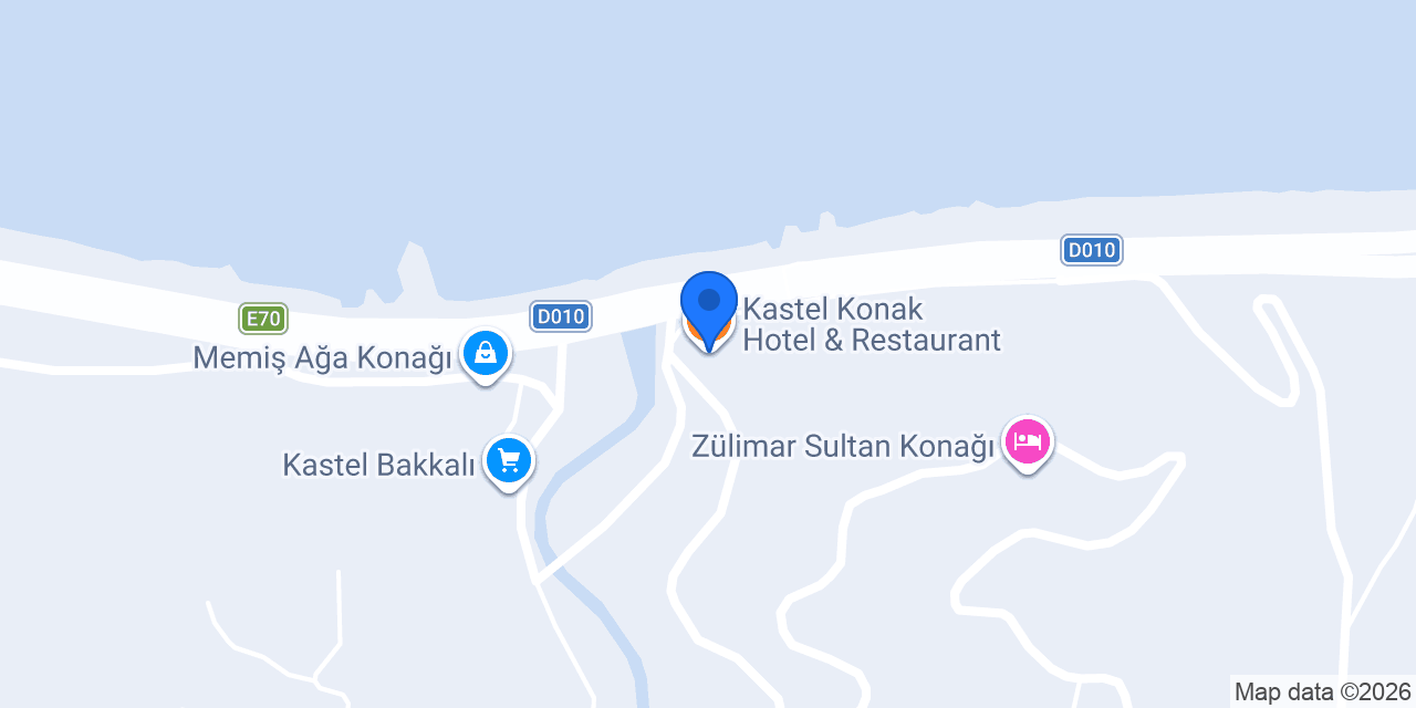 Kastel Konak Hotel & Restaurant konumu
