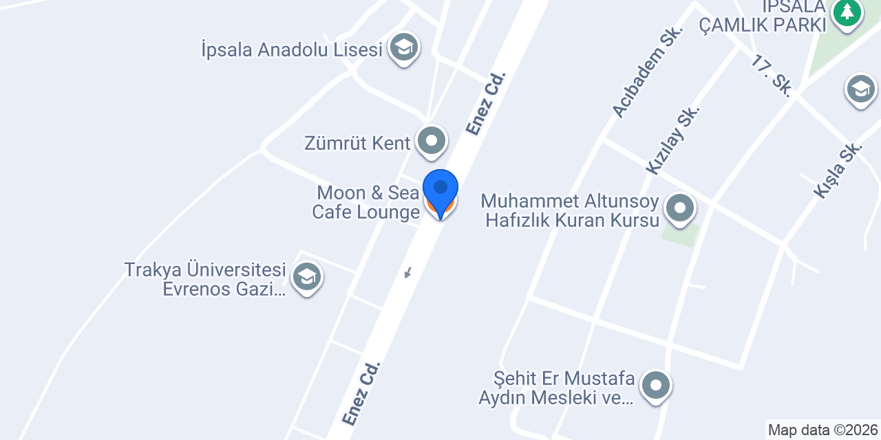 Moon & Sea Cafe Lounge konumu