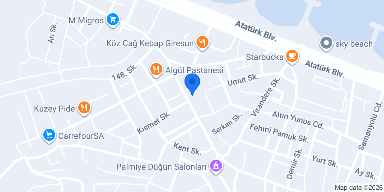 GİRESUN APARTT konumu