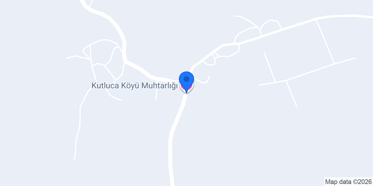 Kutluca Köyü Muhtarlığı konumu