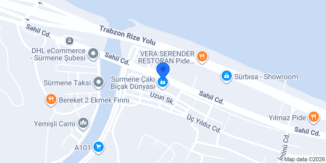 MERKEZ TAKSİ SÜRMENE konumu