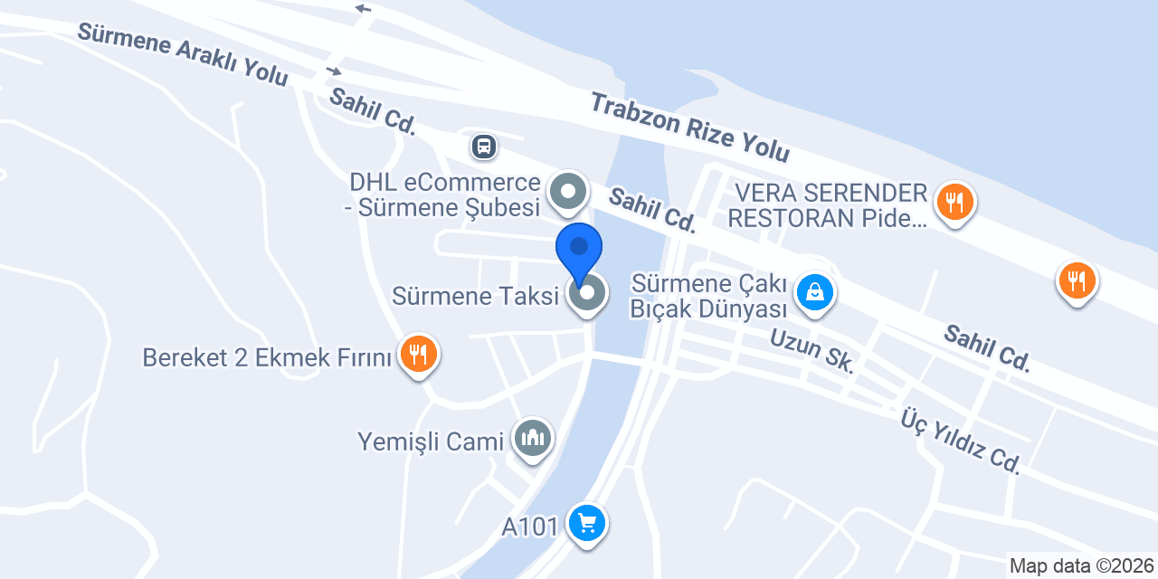 Trabzon Demir Reklam konumu