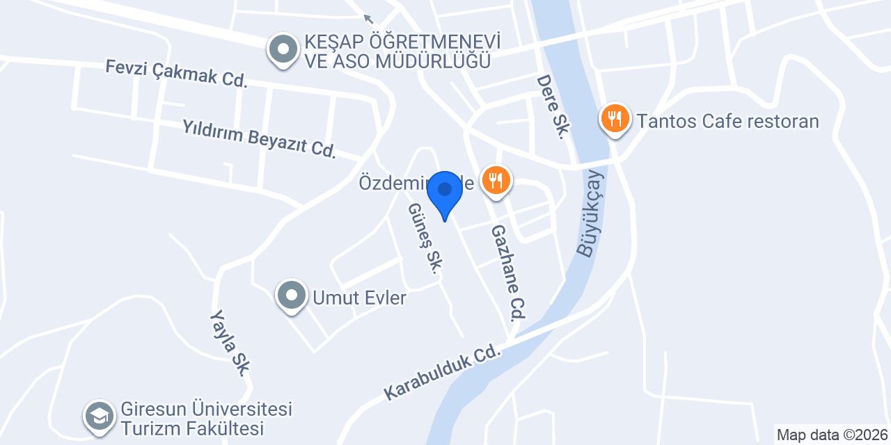 Gazhane Tavuk Market konumu