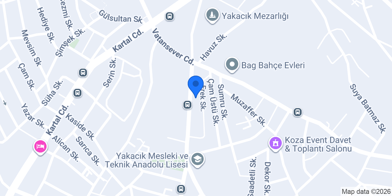Ar-Ge Teknik Servis konumu