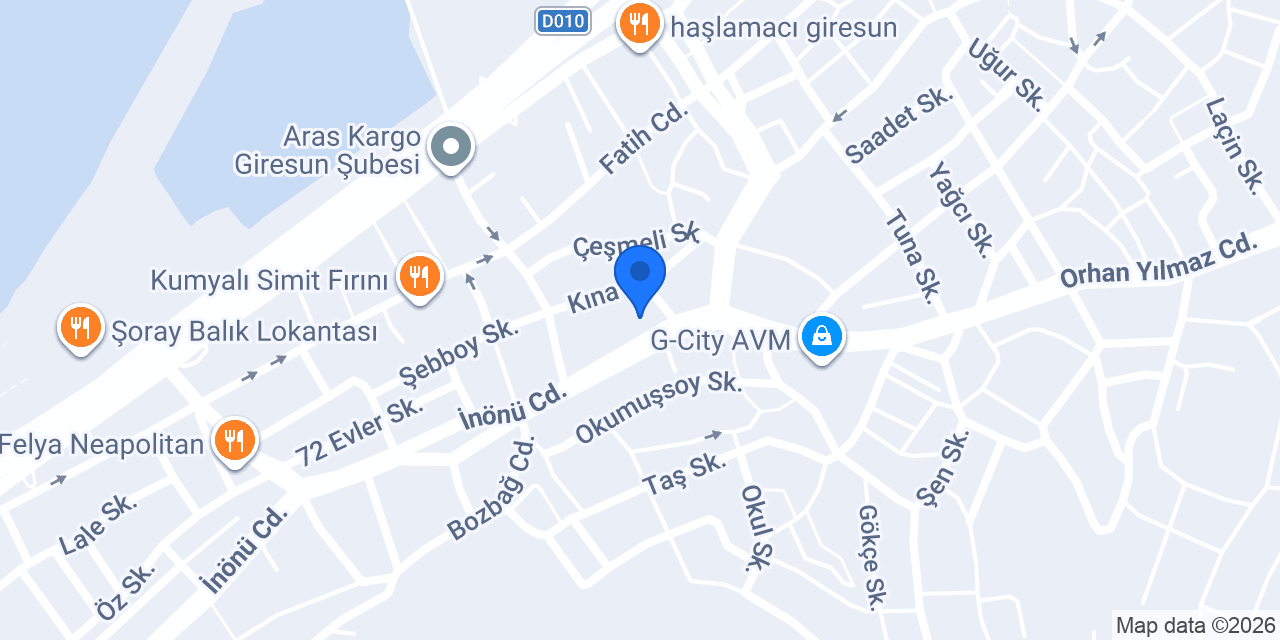 Pasaport Pizza Giresun konumu