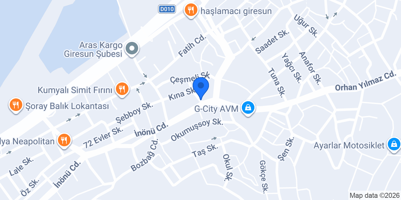 Katılımevim Giresun Şube konumu