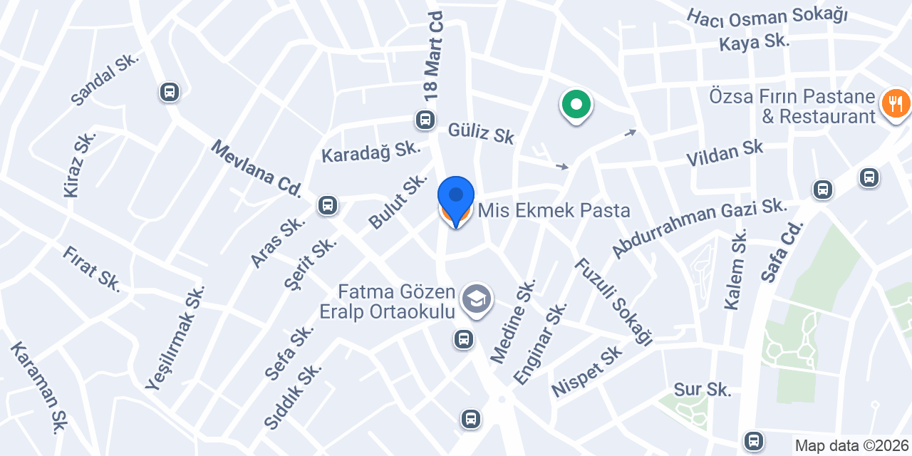 Mis Ekmek Pasta konumu