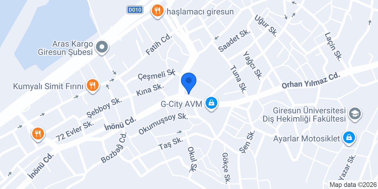 KİBARLI AKTAR BAHARAT GİRESUN konumu