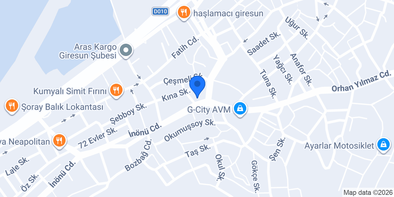 Neconun Yeri konumu