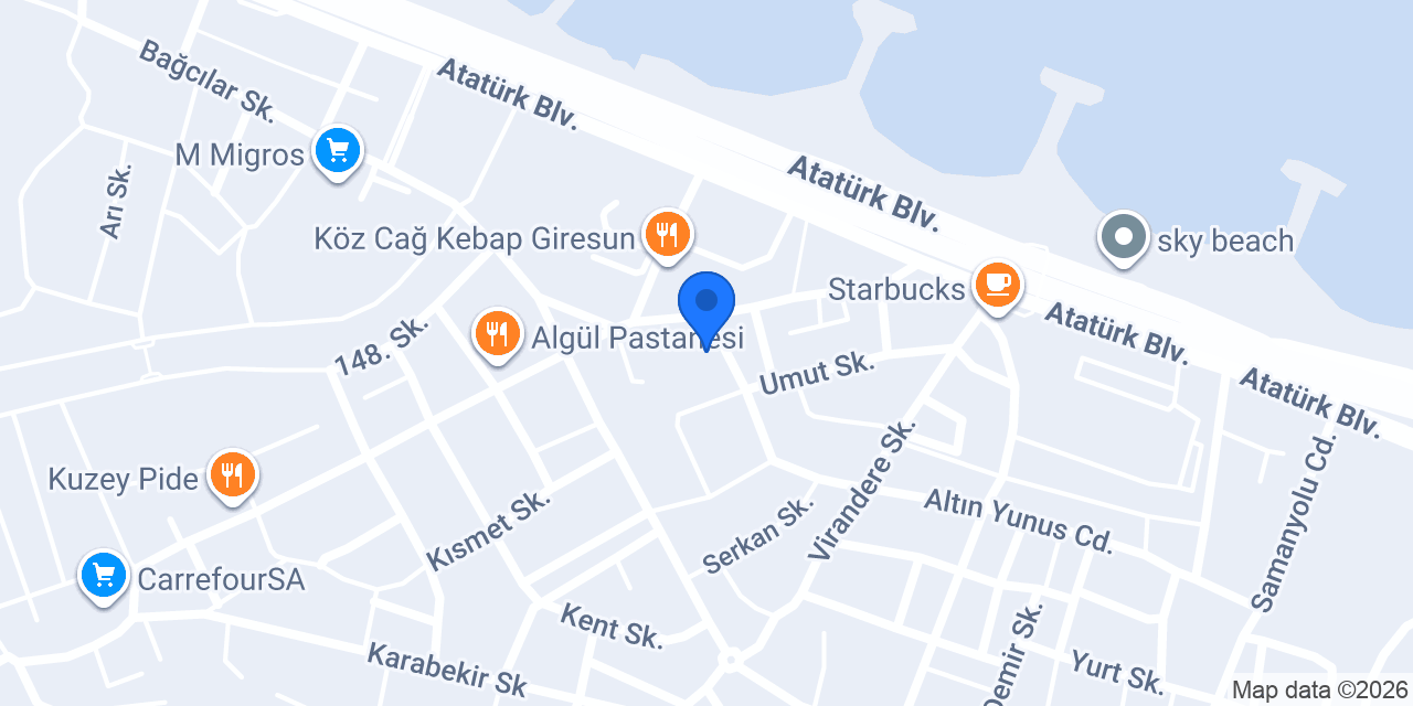 Hazar Eczanesi konumu