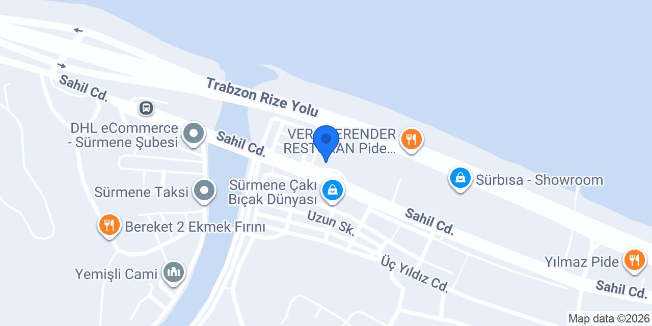 Sürmene Rasyonel Kurs konumu
