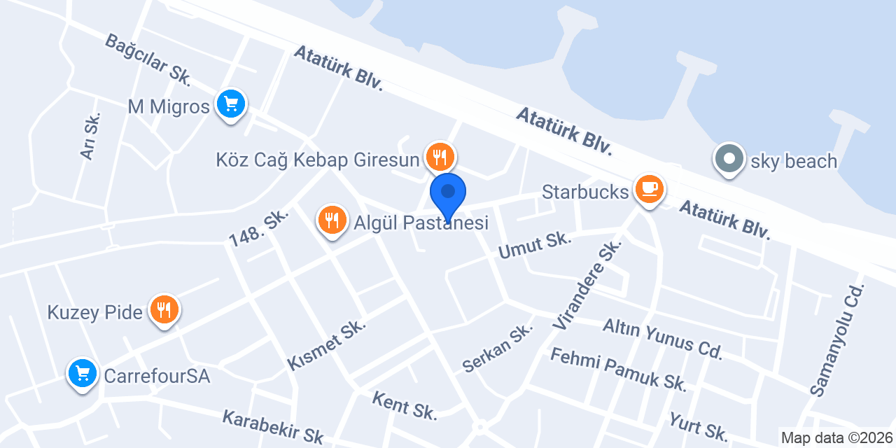 ÖZDEMİR BAKERY konumu