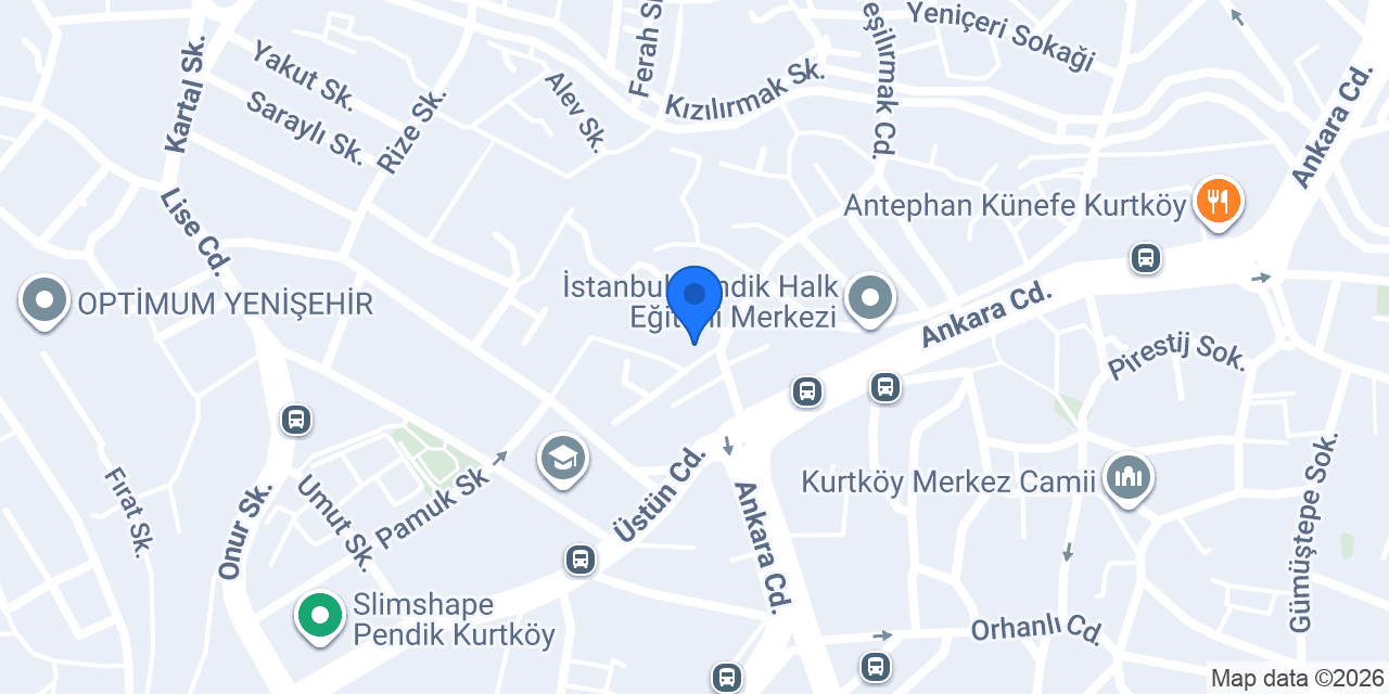 Özel Artı Motorlu Taşıt Sürücüleri Kursu konumu