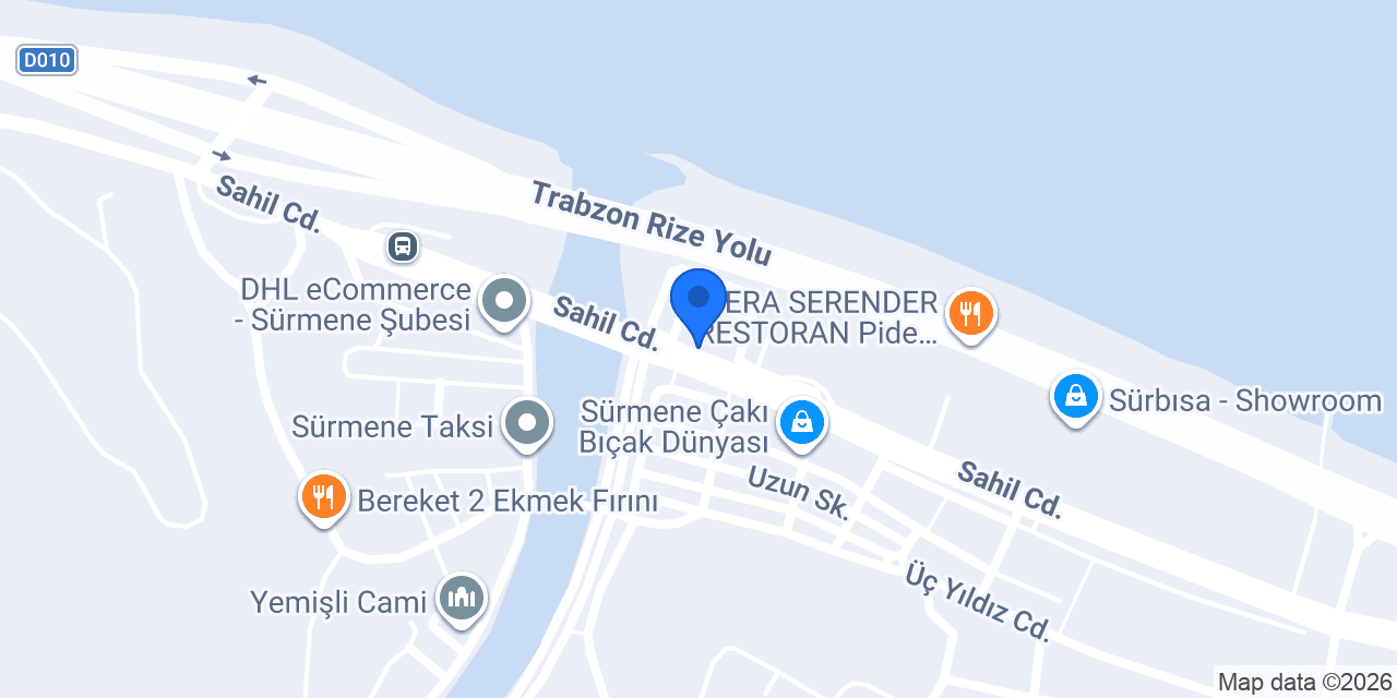 SAHİL PASTANESİ (SÜRMENE SİMİTÇİSİ) konumu