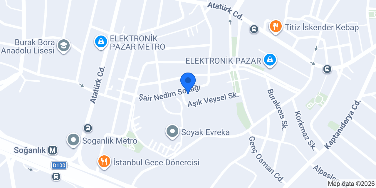 Öziş Mobilya konumu
