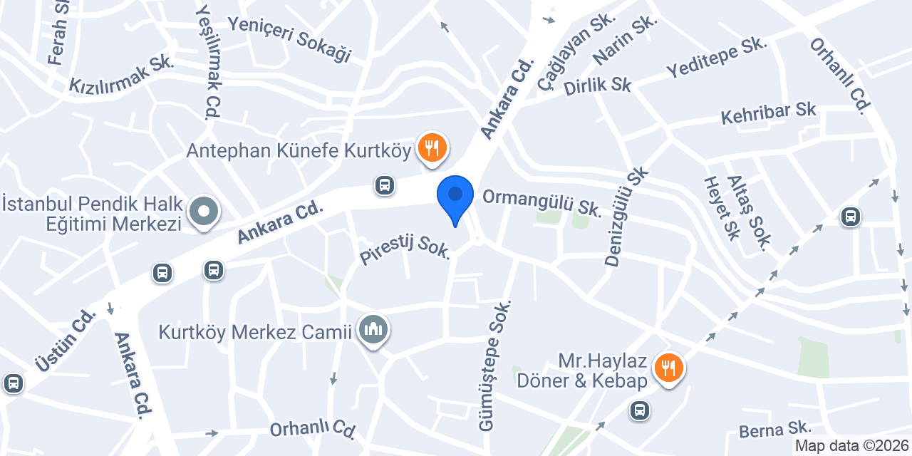 KURTKÖY KAVRAM KURS konumu