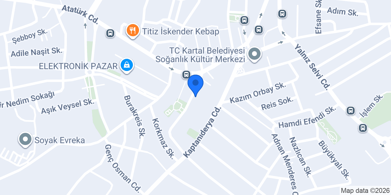 Esteyess Kişisel Bakım Merkezi konumu