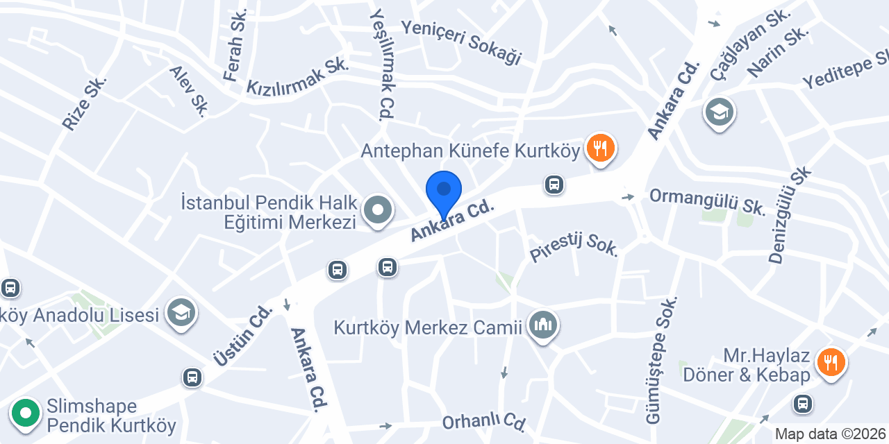 DenizBank Kurtköy Şubesi konumu