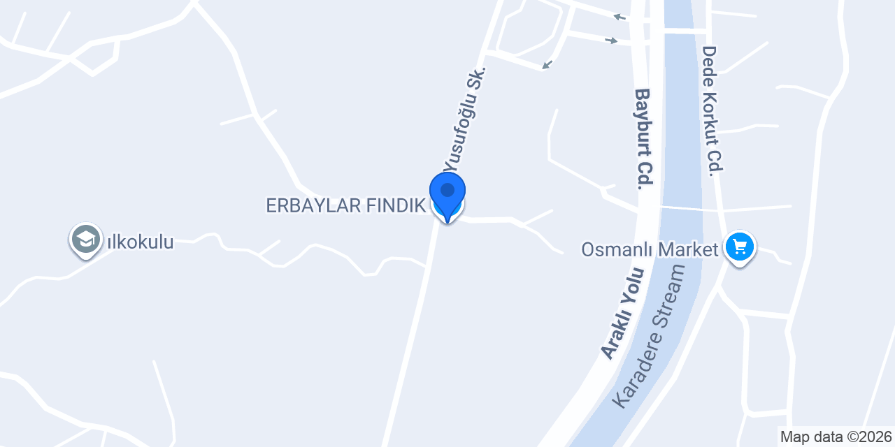ERBAYLAR FINDIK konumu