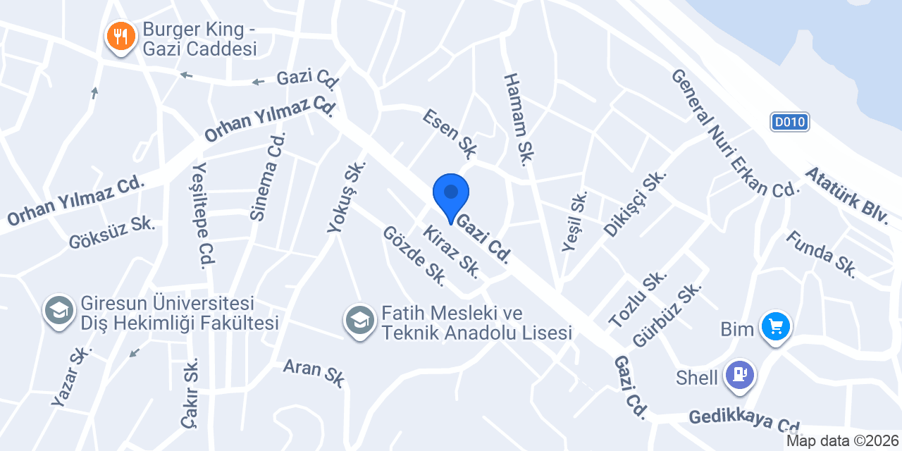 Yeniyol Börek konumu
