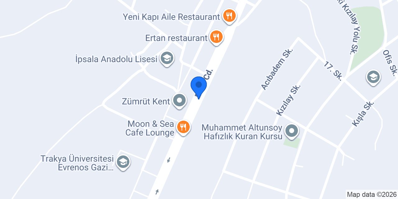 Özel İpsala Platin Ağız ve Diş Sağlığı Polikliniği konumu