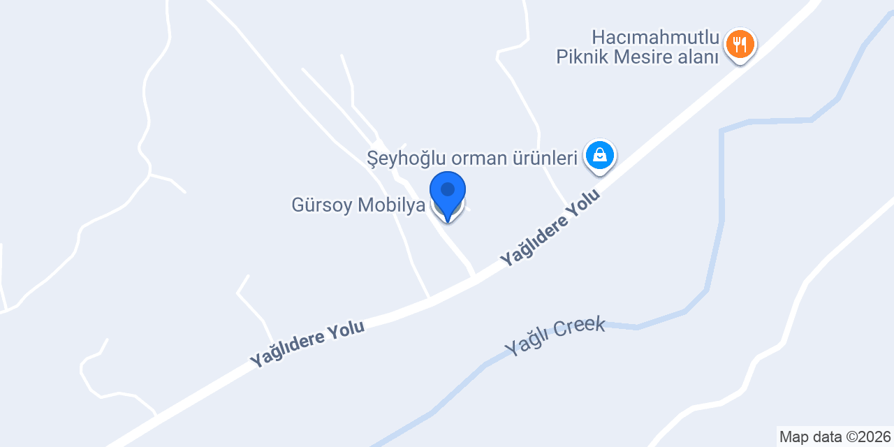 Gürsoy Mobilya konumu