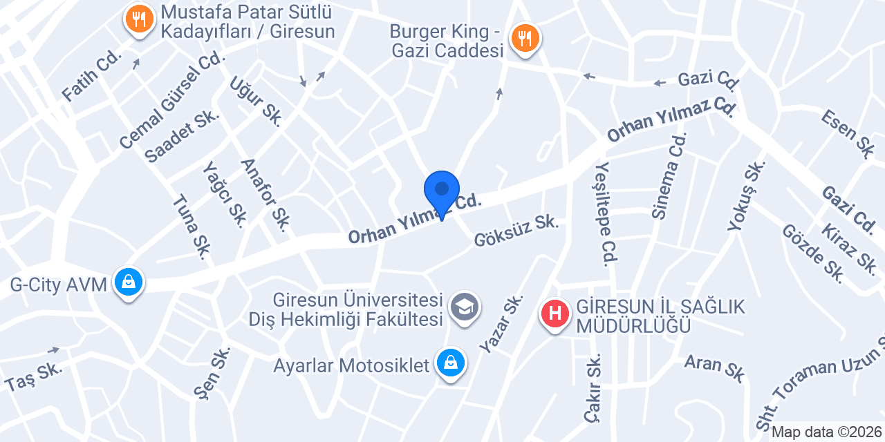 Karaca Eczanesi konumu
